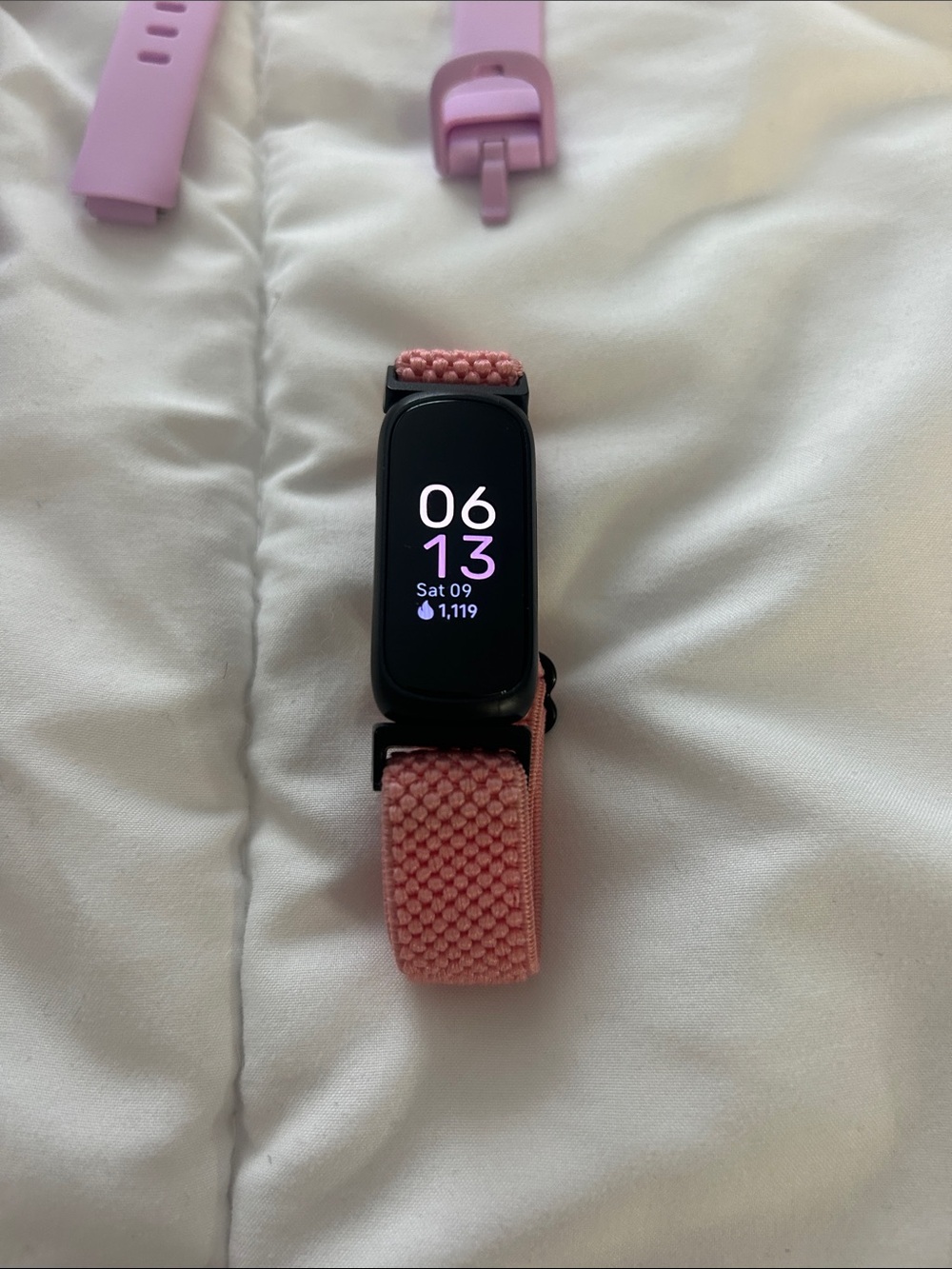 fitbit Inspire 3 in Lavender Pink with Black Display